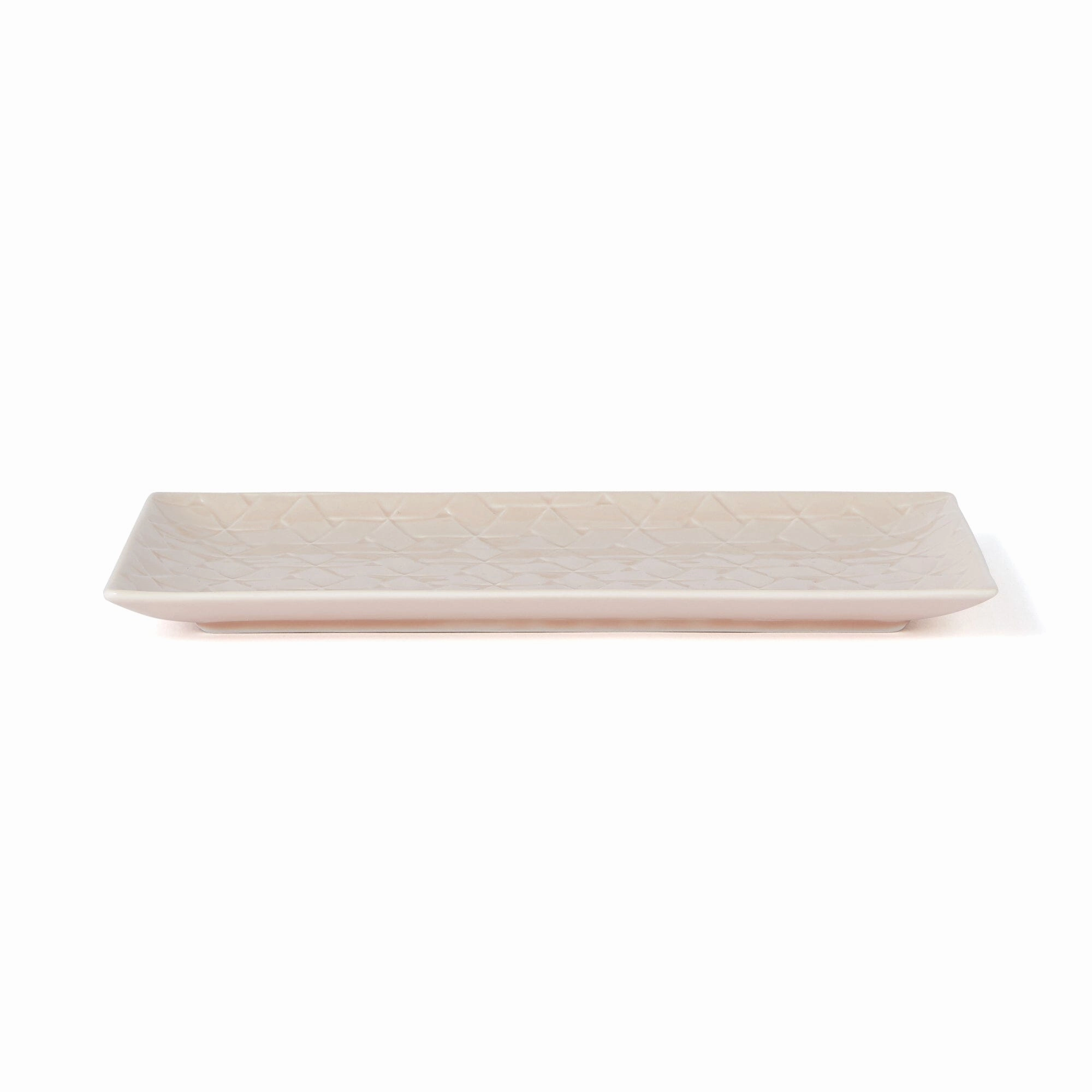 Mino Rectangular Plate Medium Pink