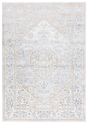 Mira Grey Tan And Blue Lustrous Traditional Rug *NO RETURNS UNLESS FAULTYmodern color block patchwork rug