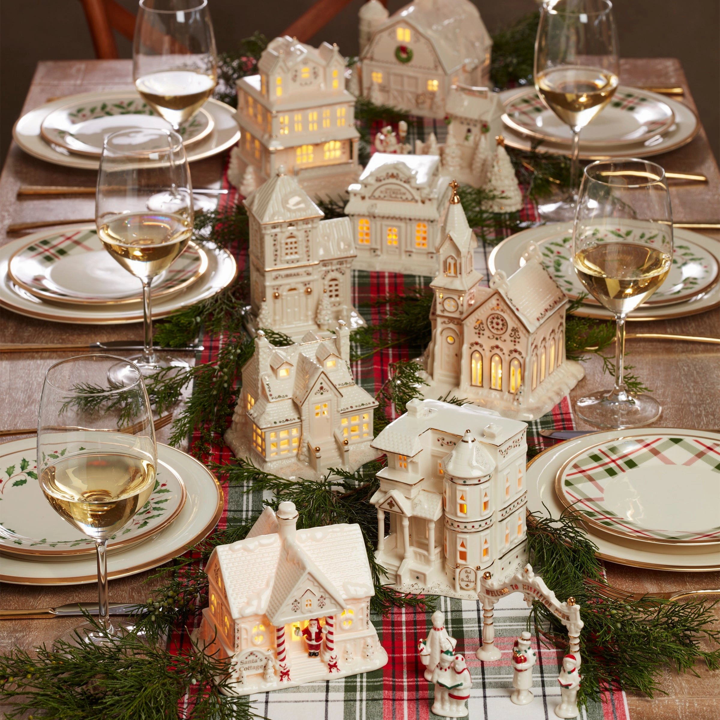 Mistletoe Park Light-Up Village Church Figurine