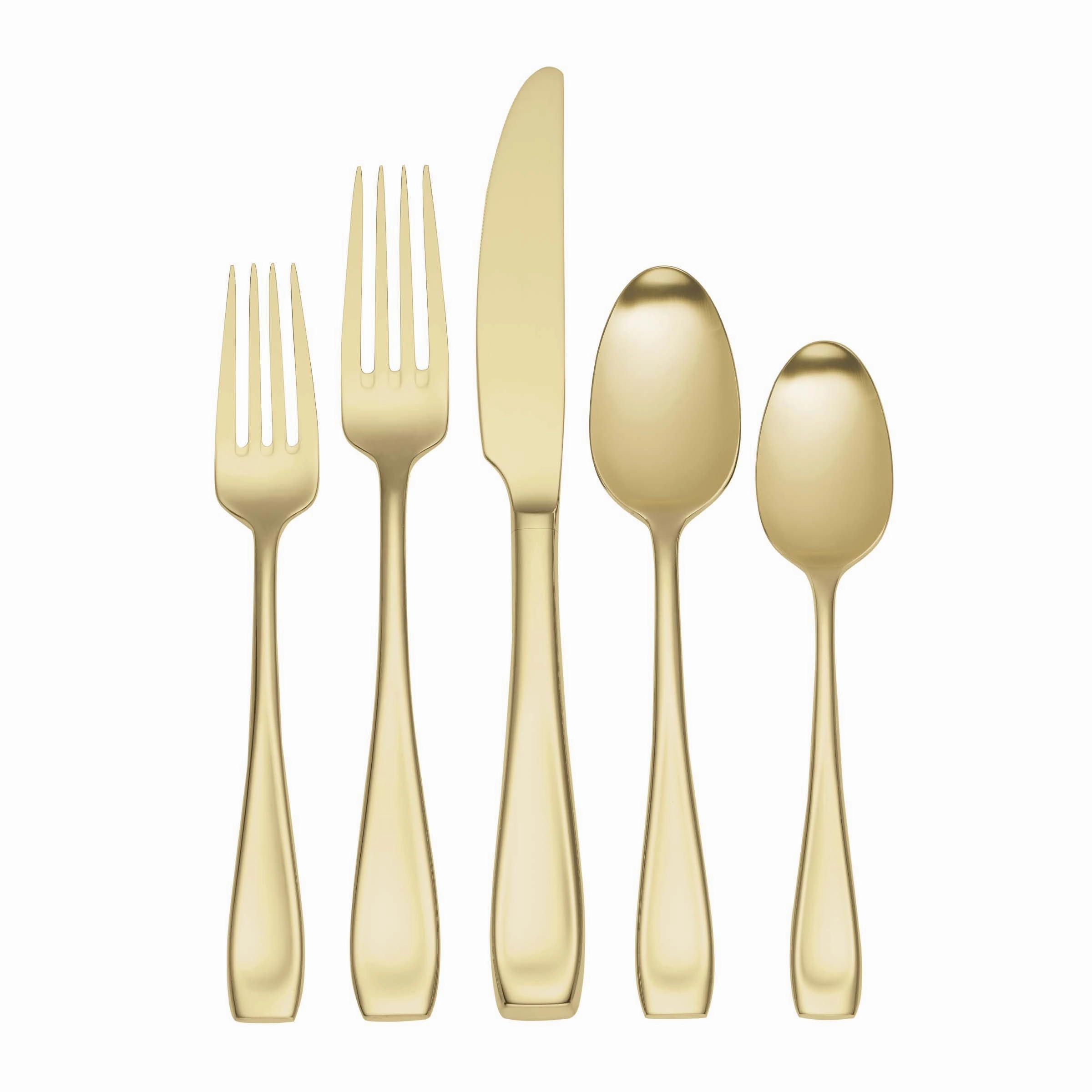 Moda Champagne Satin 20 Piece Flatware Seteco-friendly bamboo fiber tableware set 