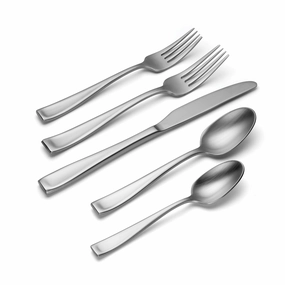 Moda Satin 75 Piece Flatware Seteco-friendly bamboo fiber tableware set 