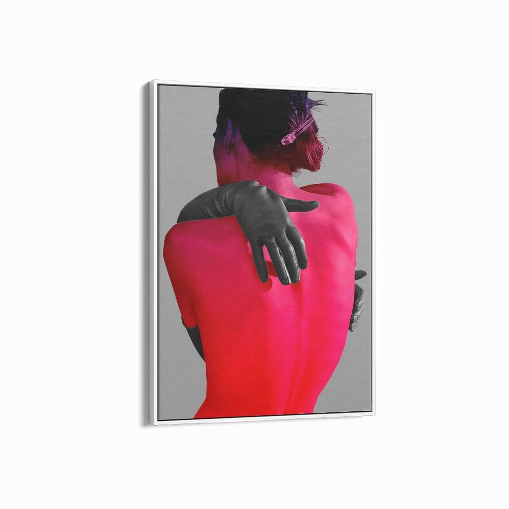 Model Art Portrait Red