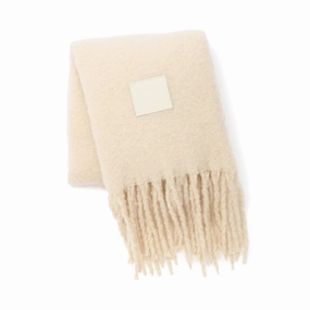 Mohair Like Scarf Ivorybedding sets ,throw blankets 