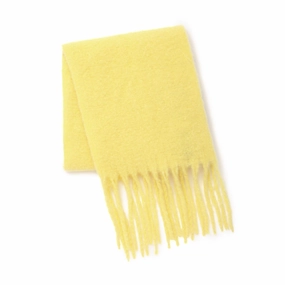 Mohair Like Scarf Slim Yellowbedding sets ,throw blankets 