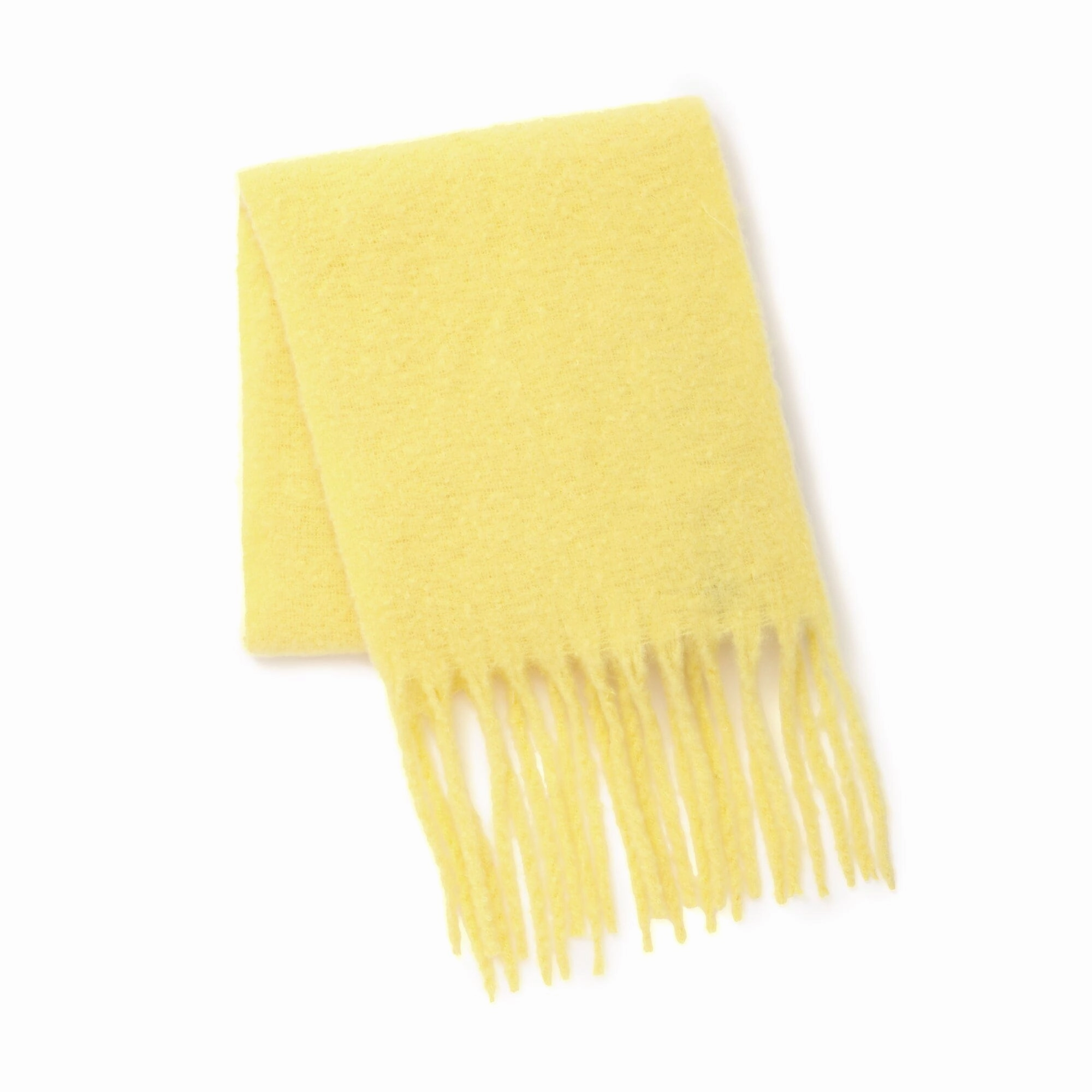 Mohair Like Scarf Slim Yellowbedding sets ,throw blankets 