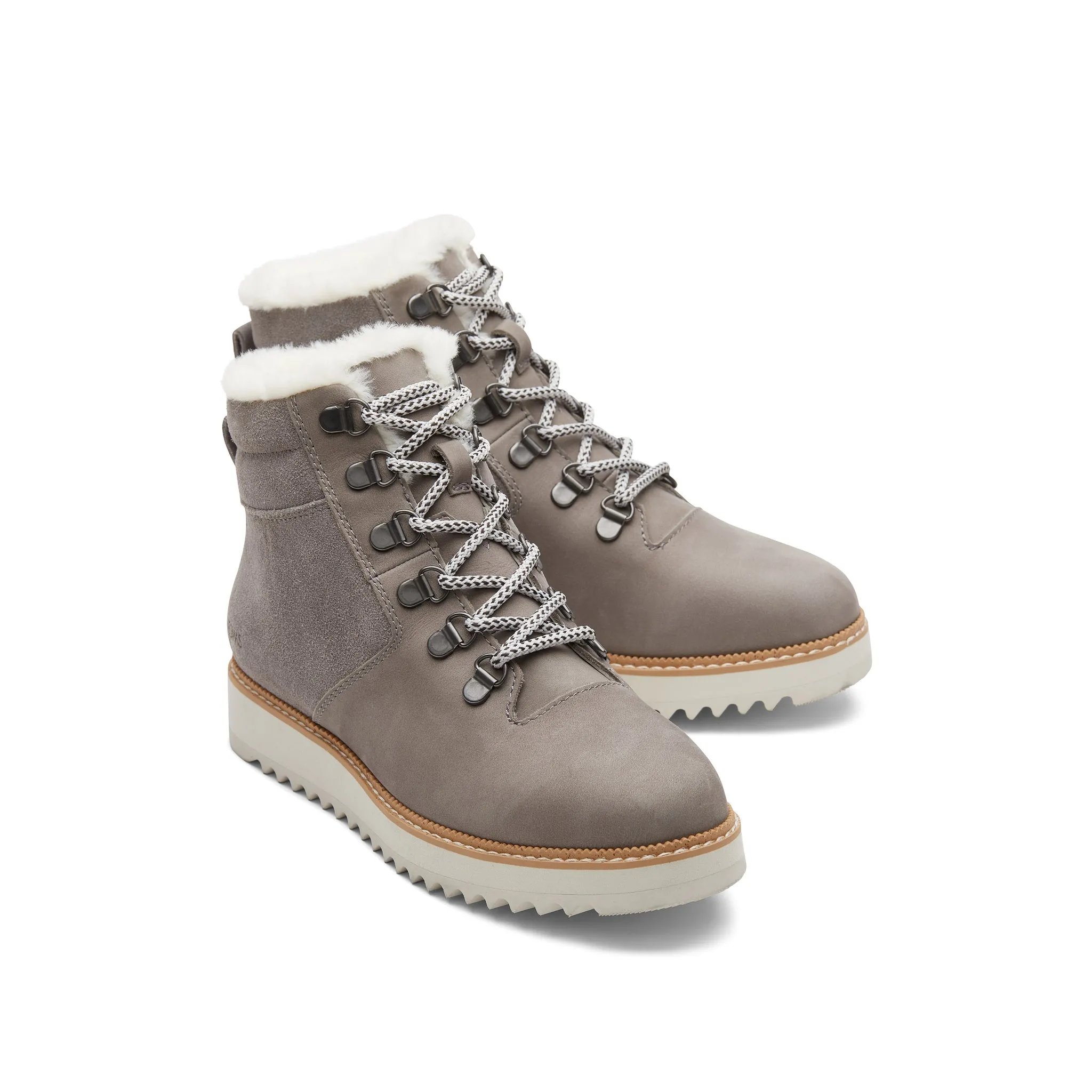 Mojave Faux Fur Lined Nubuck and Suede Boot