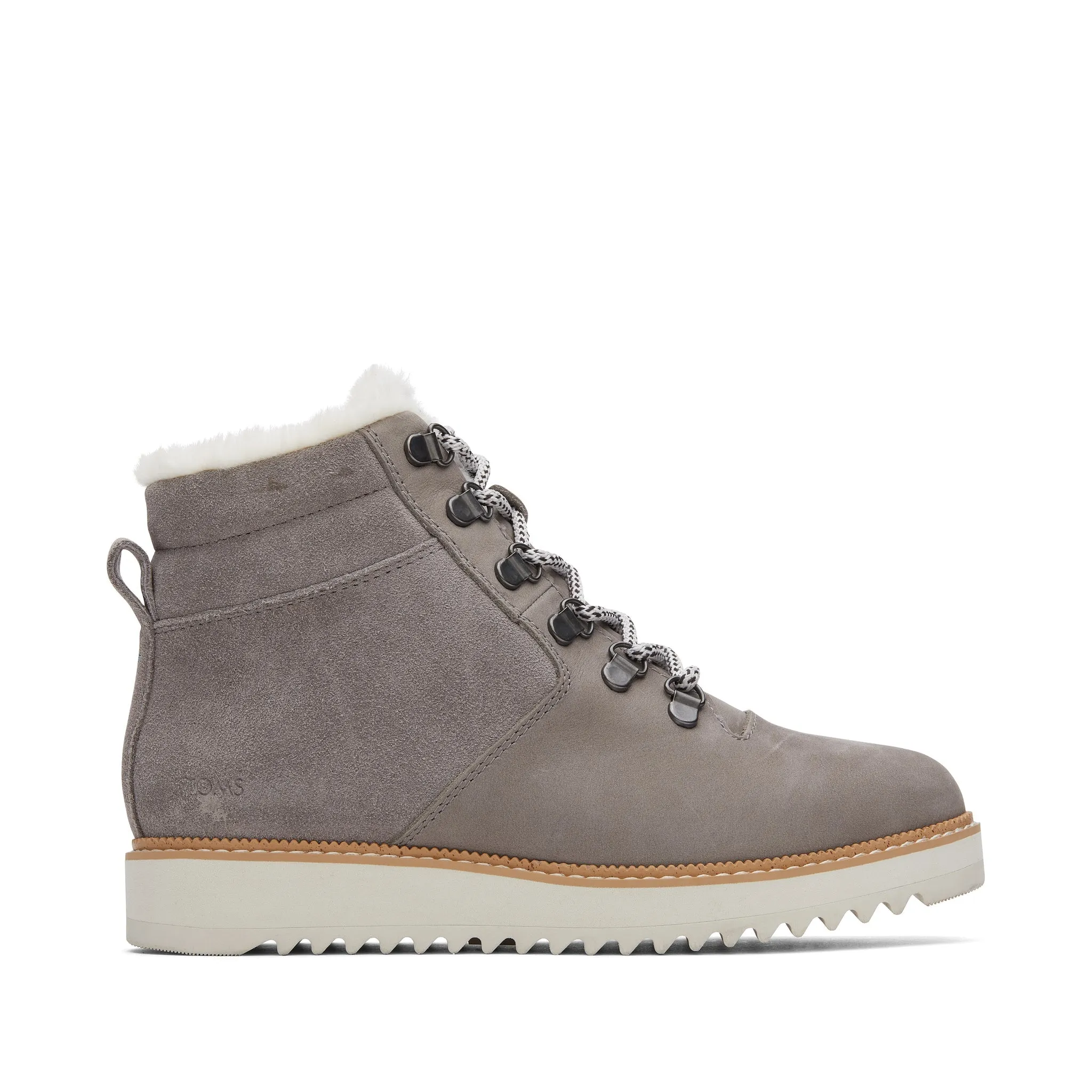 Mojave Faux Fur Lined Nubuck and Suede Boot