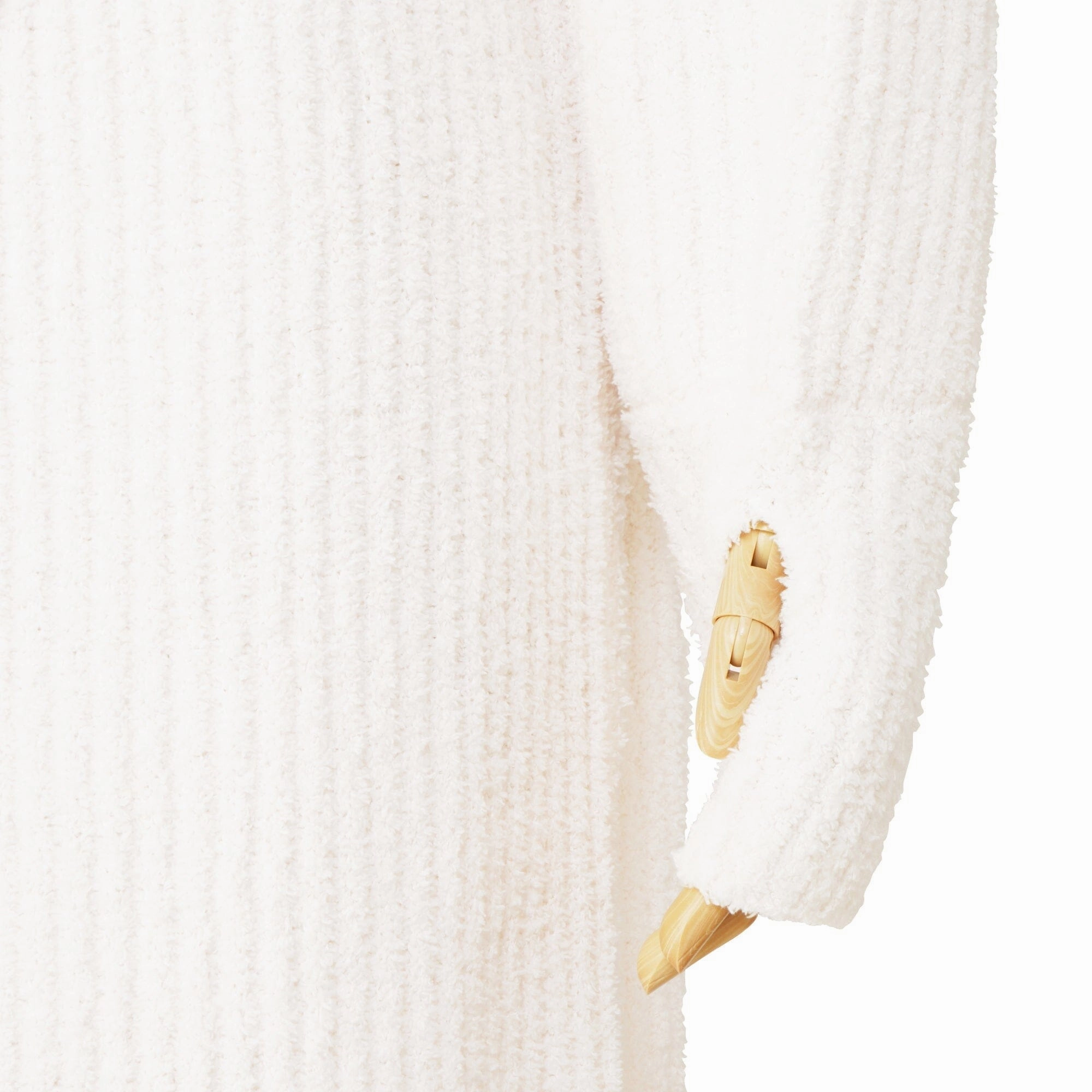 Mole Knit Dress With Extended Sleeves