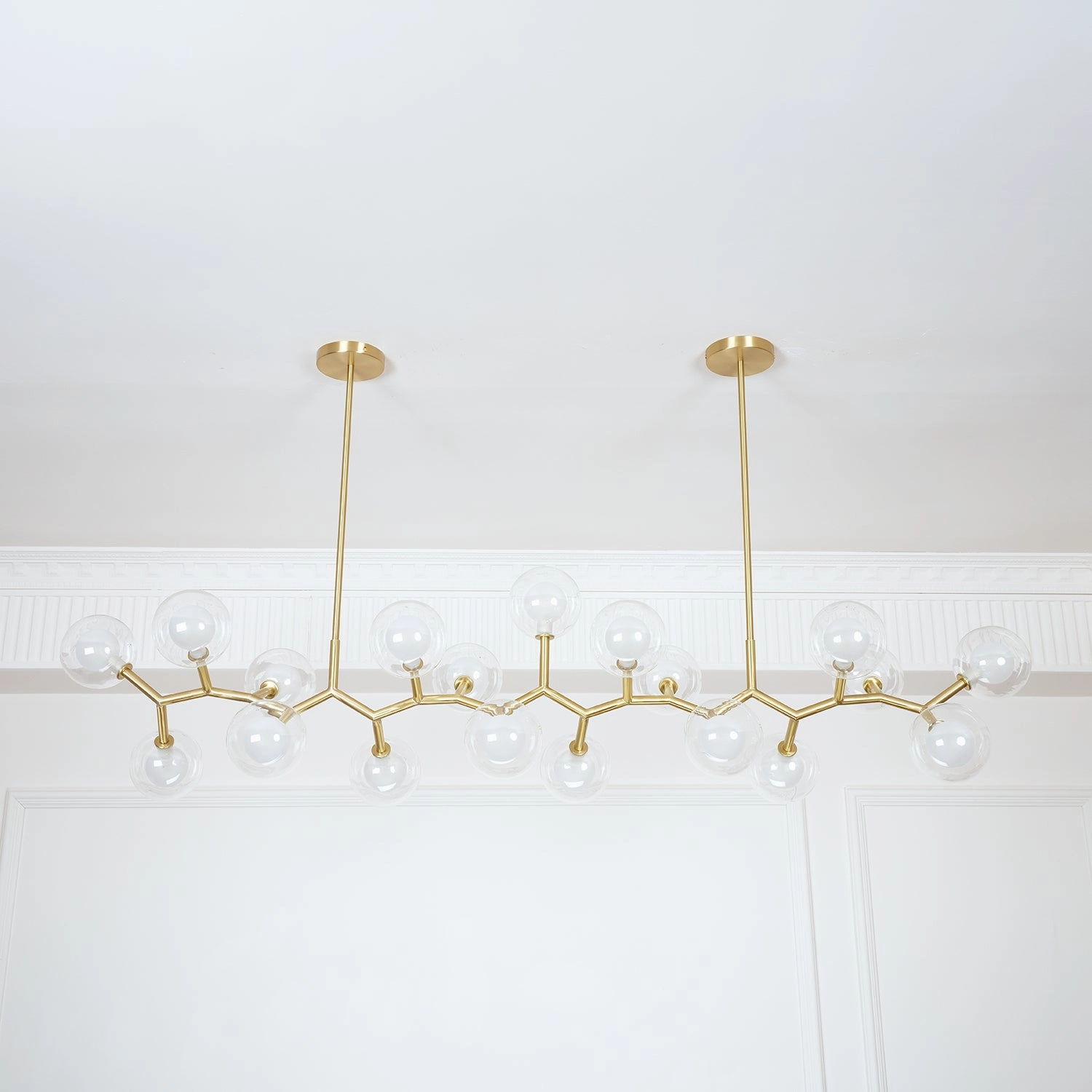 Molecular Glass Balls Chandelier