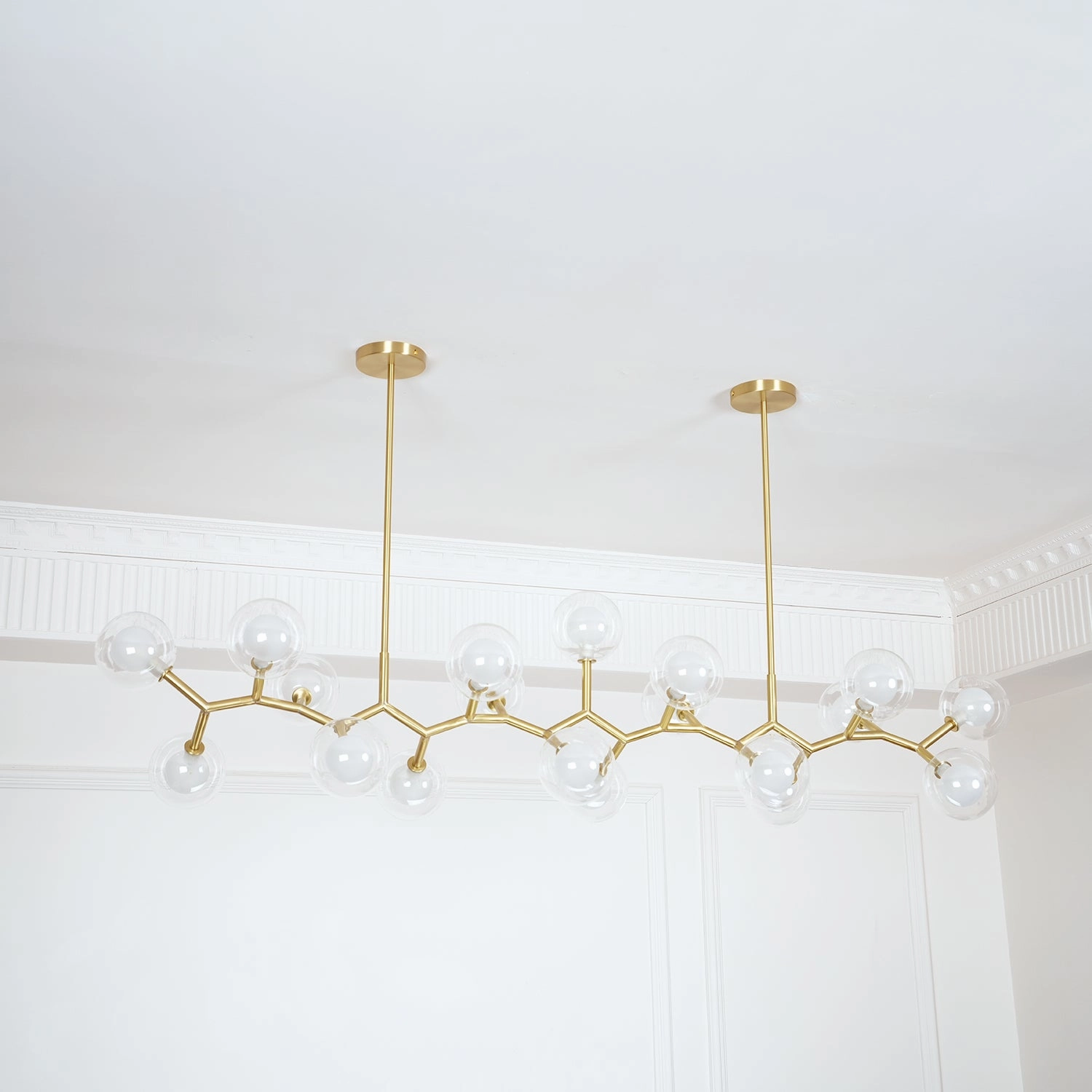 Molecular Glass Balls Chandelier