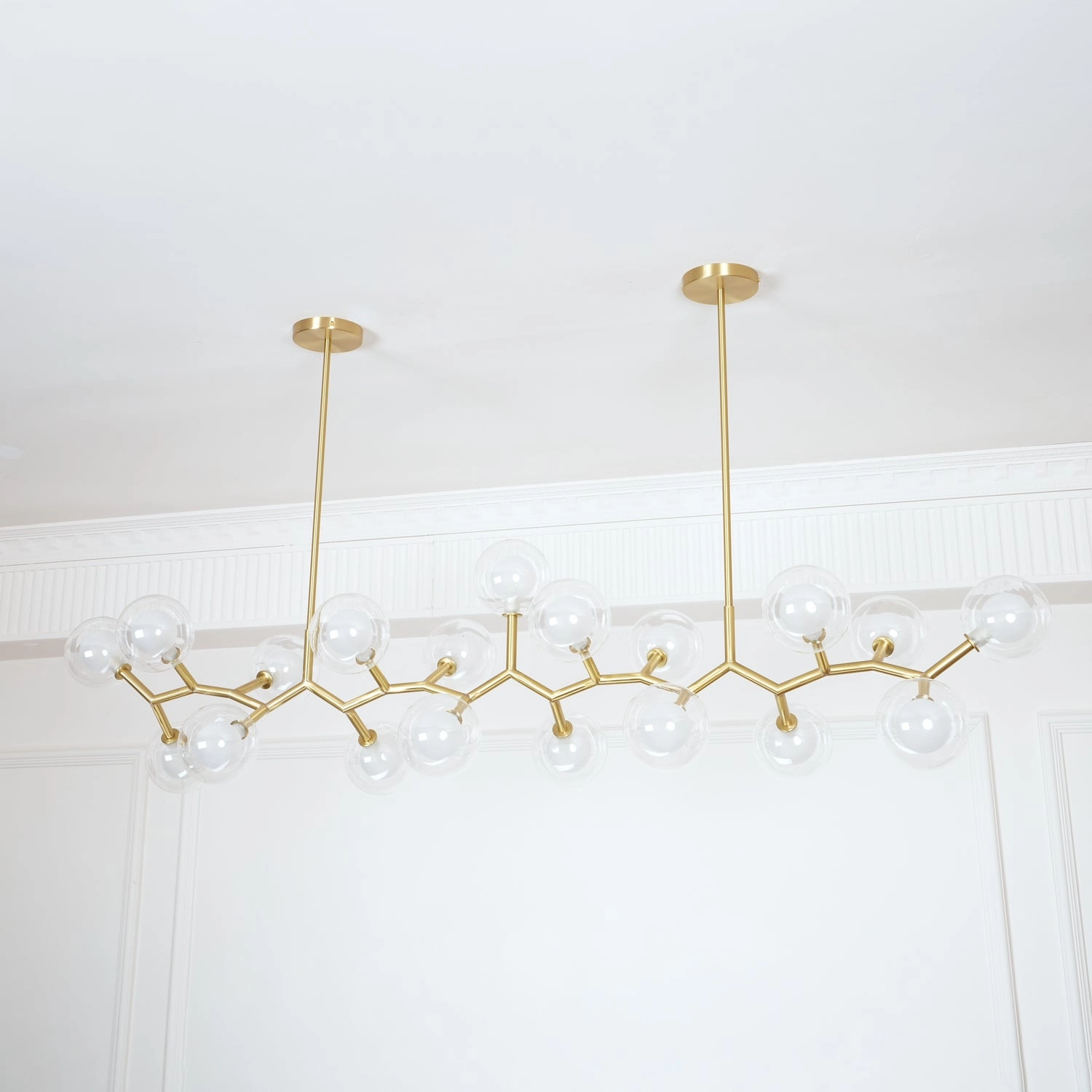 Molecular Glass Balls Chandelier
