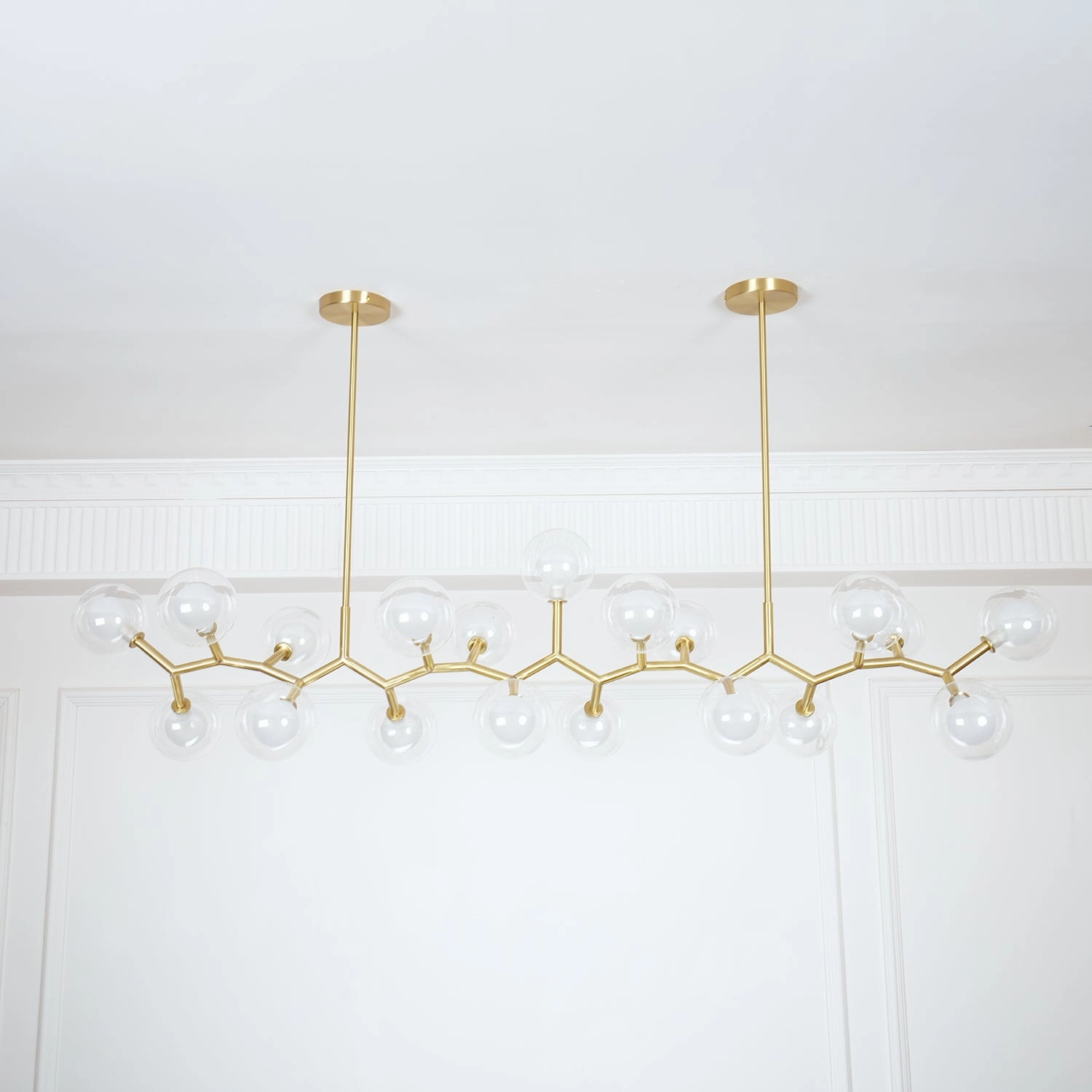 Molecular Glass Balls Chandelier