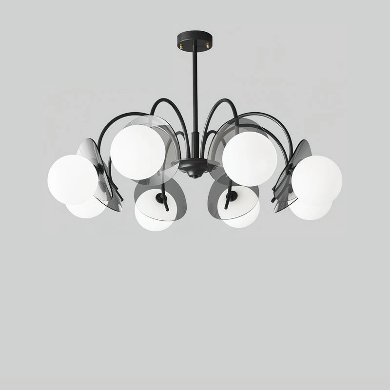 Molecular Spherical Glass Chandelier