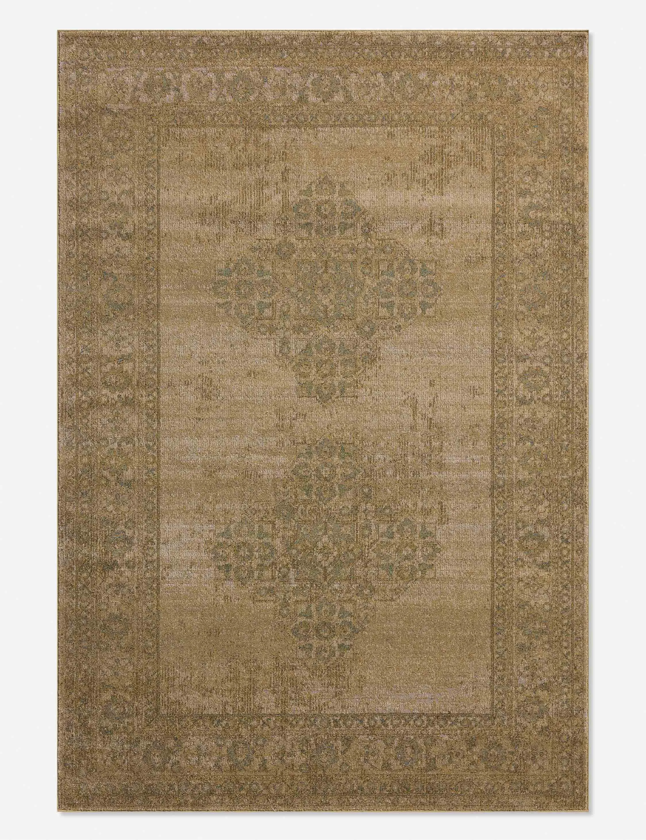 Mona II Rug by Magnolia Home by Joanna Gaines x Loloimodern color block patchwork rug