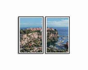 Monaco Set Includes Two Printsmodern abstract painting decor