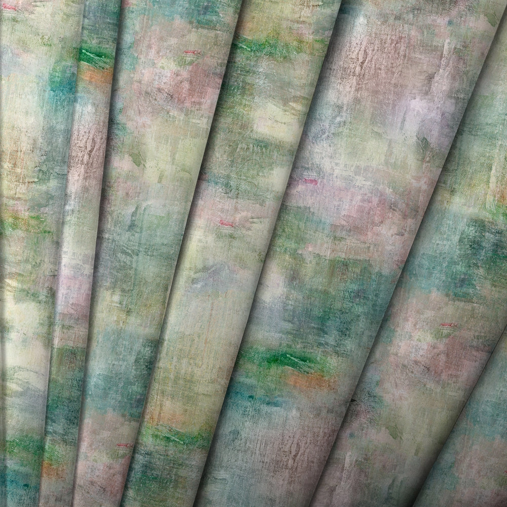 Monet Printed Made to Measure Roman Blinds Coral