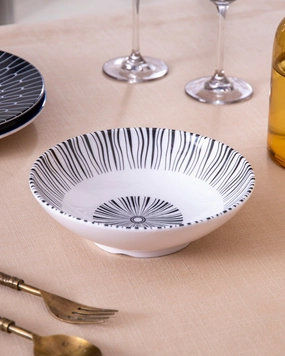 Monique Melamine Serving Bowl - Whitemodern kitchen decor ,kitchen dinner set ,dinnerware 