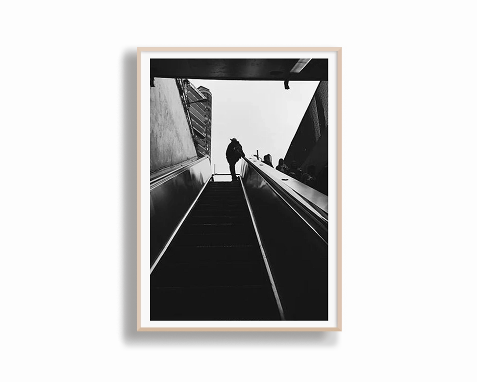 Monochrome Escalator
