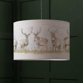 Moorland Stag Eva Lamp Shade Linenmodern home decor ,home decor for bedroom 