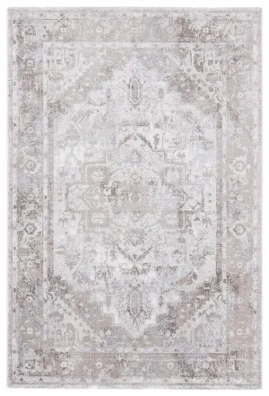 Morgan Beige and Brown Transitional Distressed Medallion Rug *NO RETURNS UNLESS FAULTYmodern color block patchwork rug