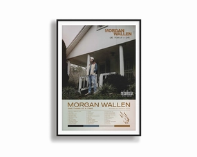 Morgan Wallen One Thing at a Time Album Artnordic style wall decor