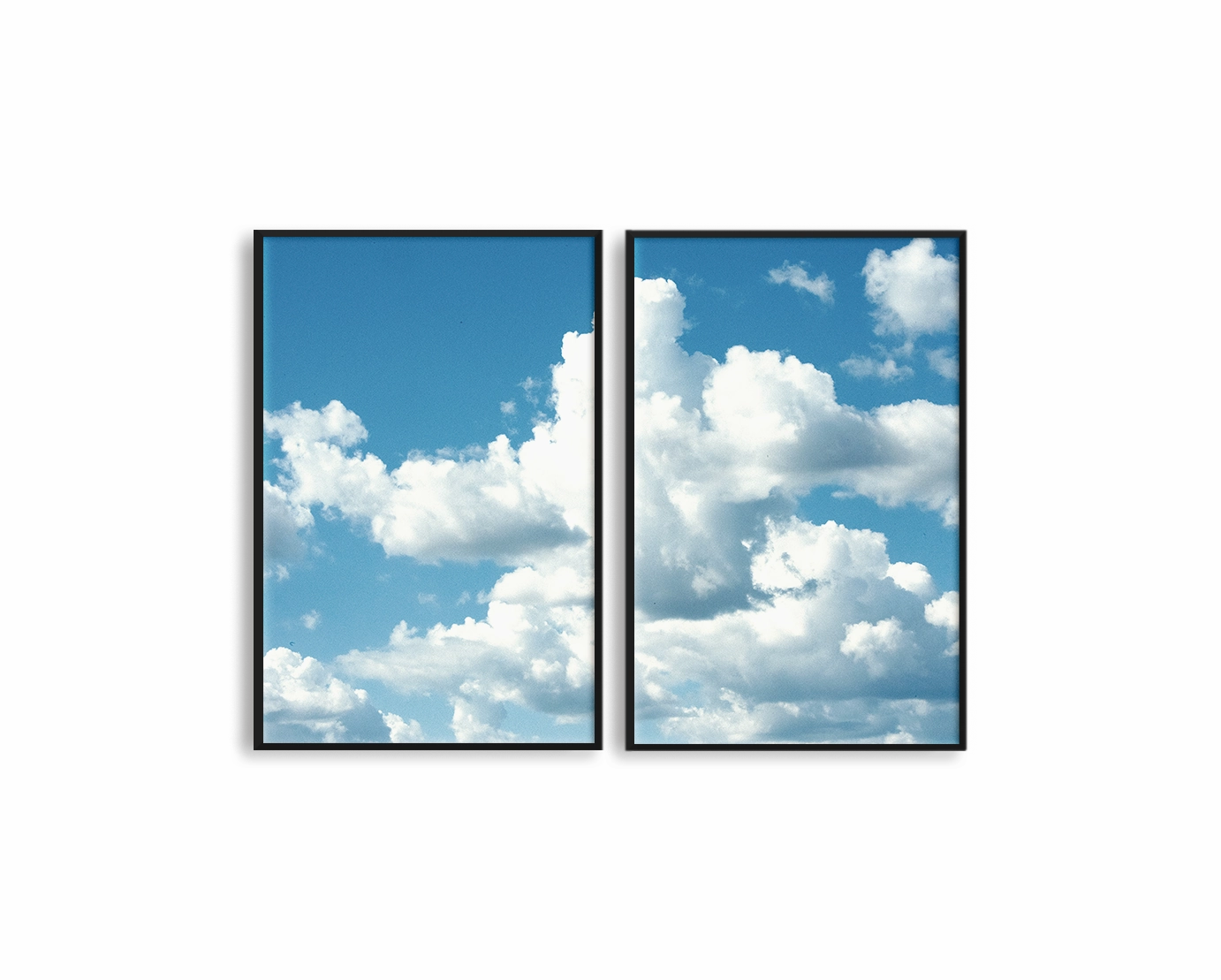 Morning Clouds Set Includes Two Printsmodern abstract painting decor