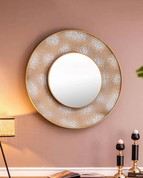 Moroccan Filigree Circles Wall Mirrornordic style wall decor