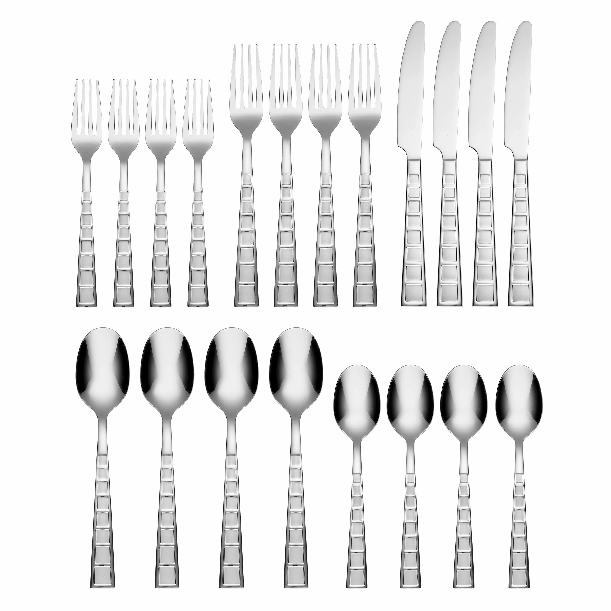 Mosaic Sand 20 Piece Flatware Set