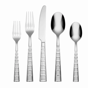 Mosaic Sand 20 Piece Flatware Seteco-friendly bamboo fiber tableware set 