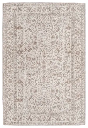 Moselle Beige and Brown Floral Distressed Rug *NO RETURNS UNLESS FAULTYmodern color block patchwork rug
