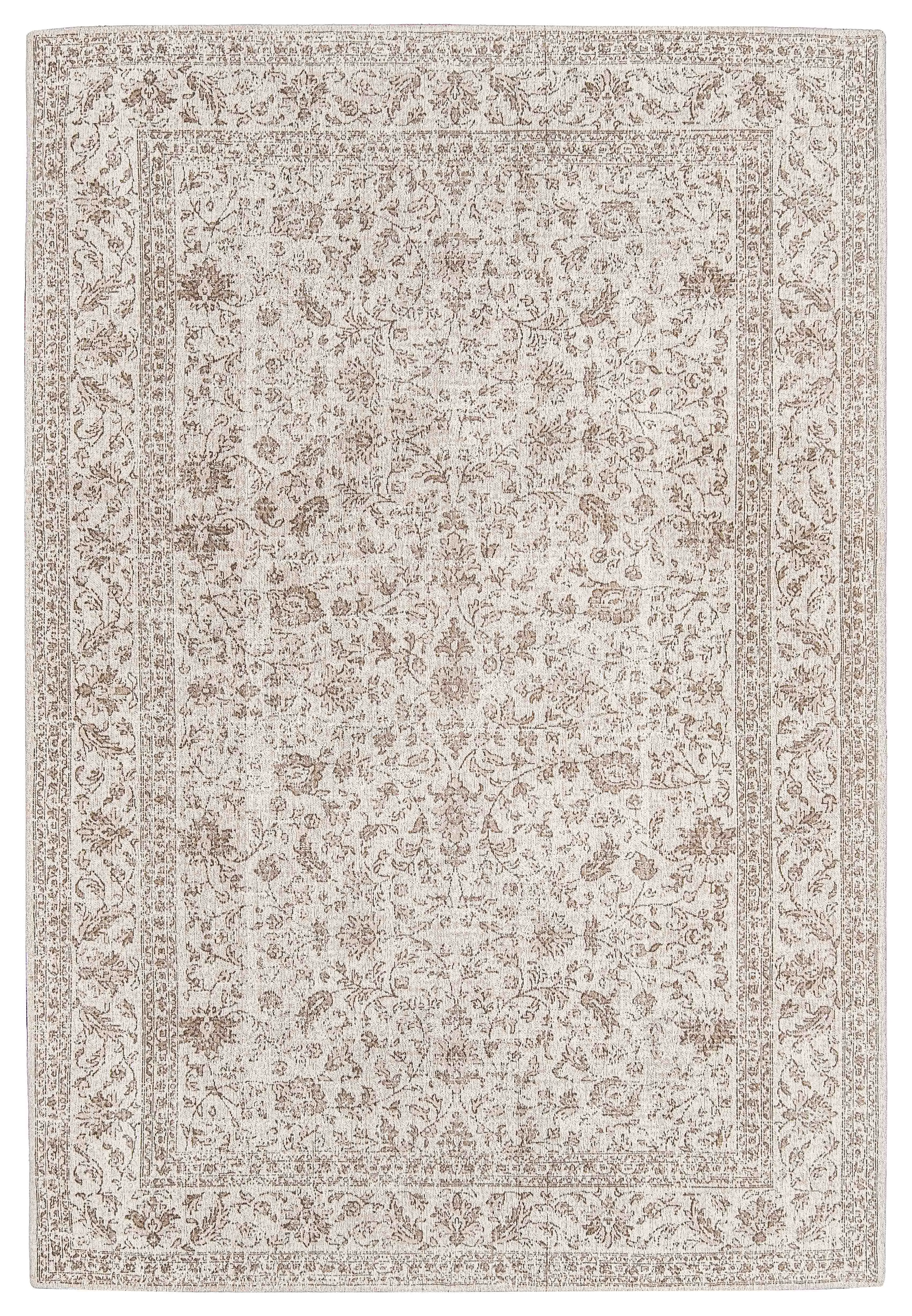 Moselle Beige and Brown Floral Distressed Rug *NO RETURNS UNLESS FAULTYmodern color block patchwork rug