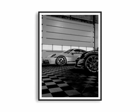 Motor Sports Porschemodern abstract painting decor