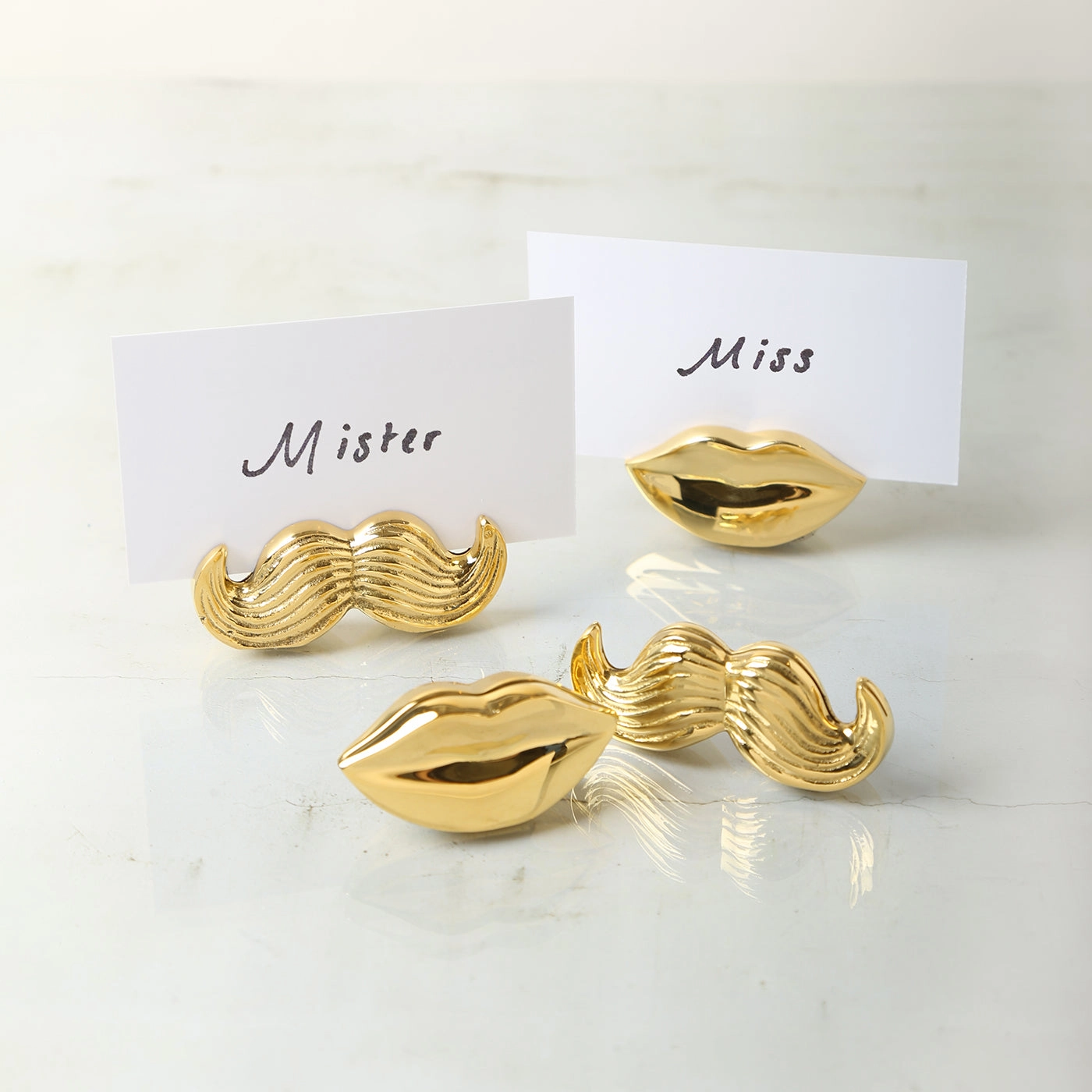 Mr. & Mrs. Muse Place Card Holder Set