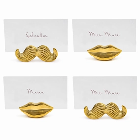 Mr. & Mrs. Muse Place Card Holder Setmodern kitchen decor ,kitchen dinner set ,dinnerware 