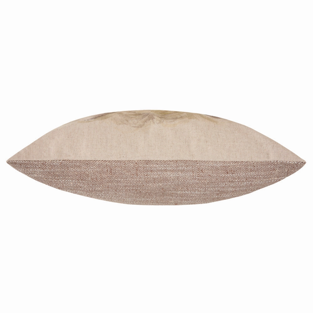 Mr Wooly Printed Cushion Natural