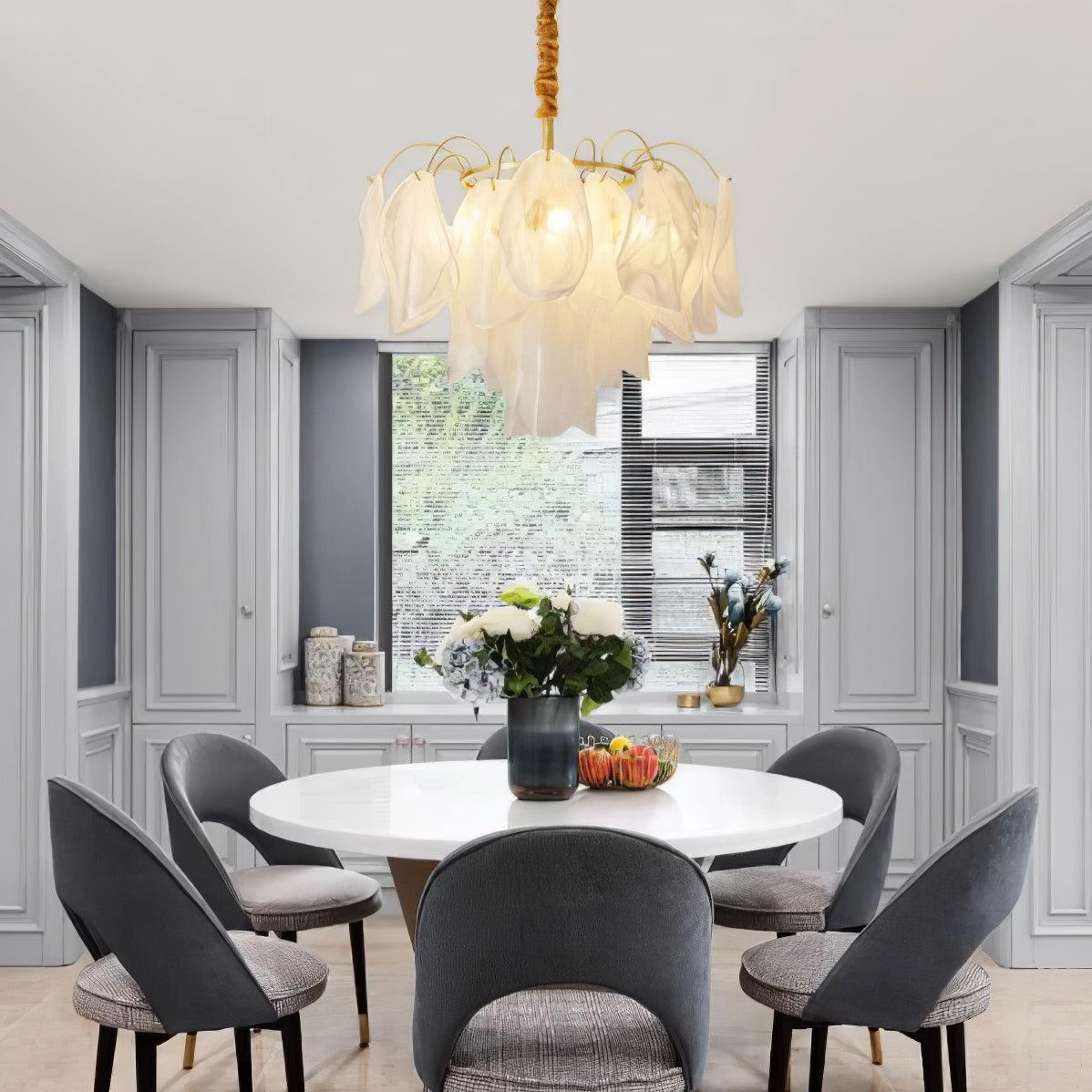 Multi Tier Cloud Glass Pendant Light