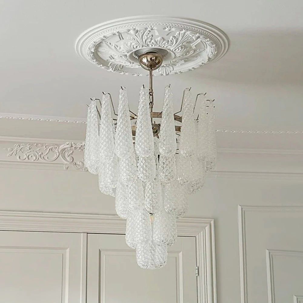 Murano Glass Droplet Chandelier