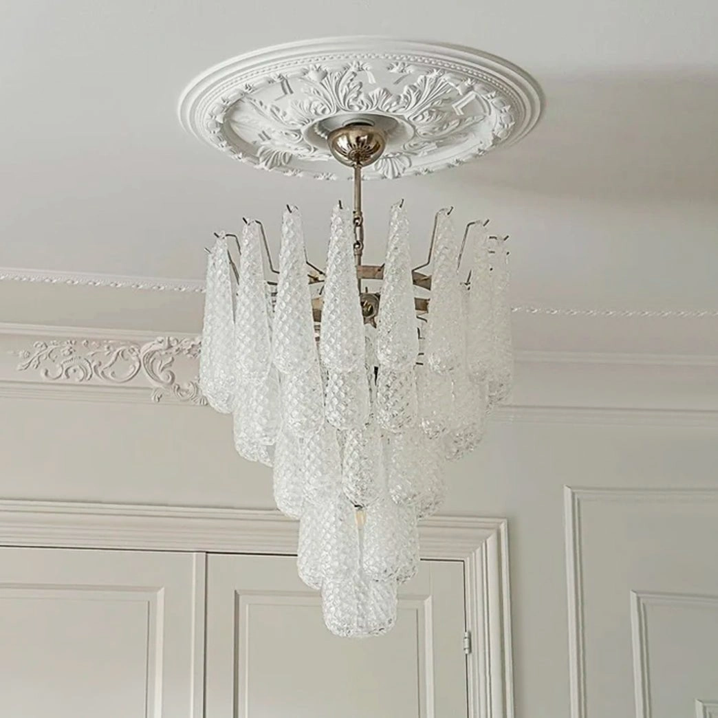Murano Glass Droplet Chandelier