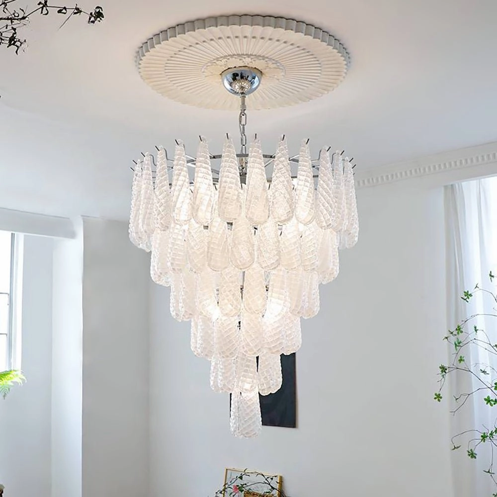 Murano Glass Pinecone Chandelier