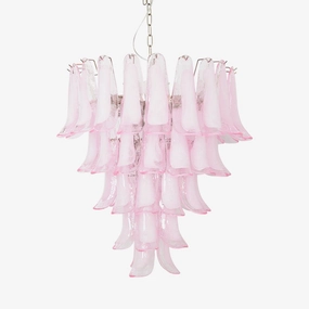 Murano Pink Glass Petals Chandelierrustic chandelier,bedroom chandelier 