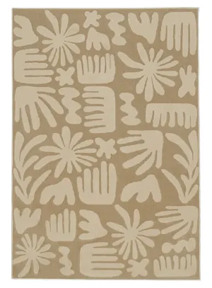Murzuq Textured Abstract Neutral Washable Rugmodern color block patchwork rug