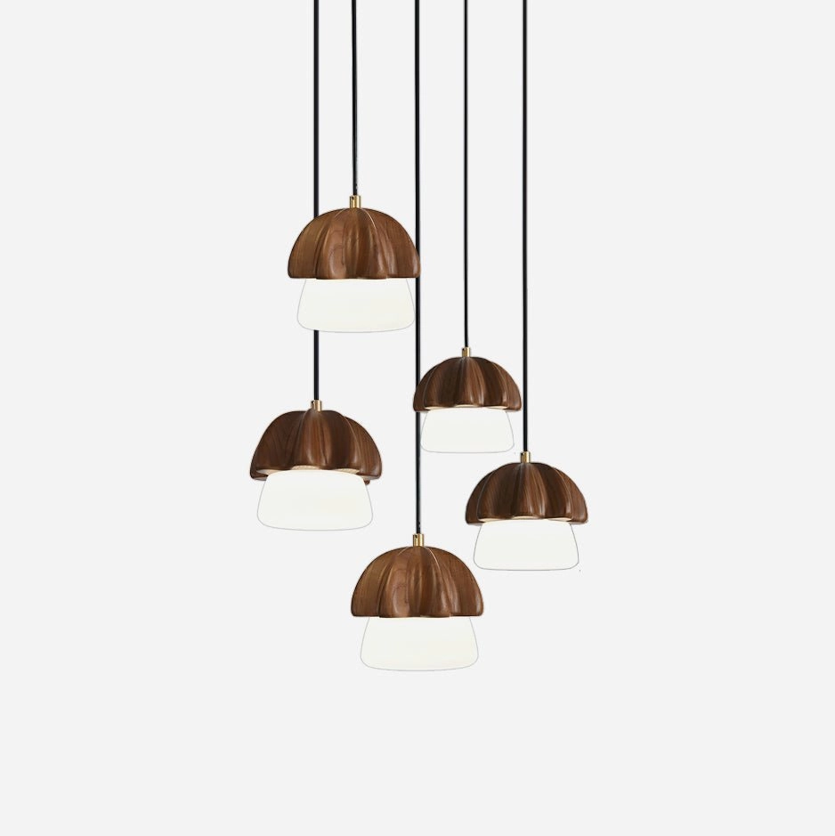 Mushroom Cluster Chandelierrustic chandelier,bedroom chandelier 