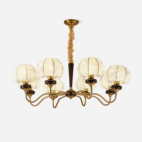 Mushroom Fabric Chandelierrustic chandelier,bedroom chandelier 