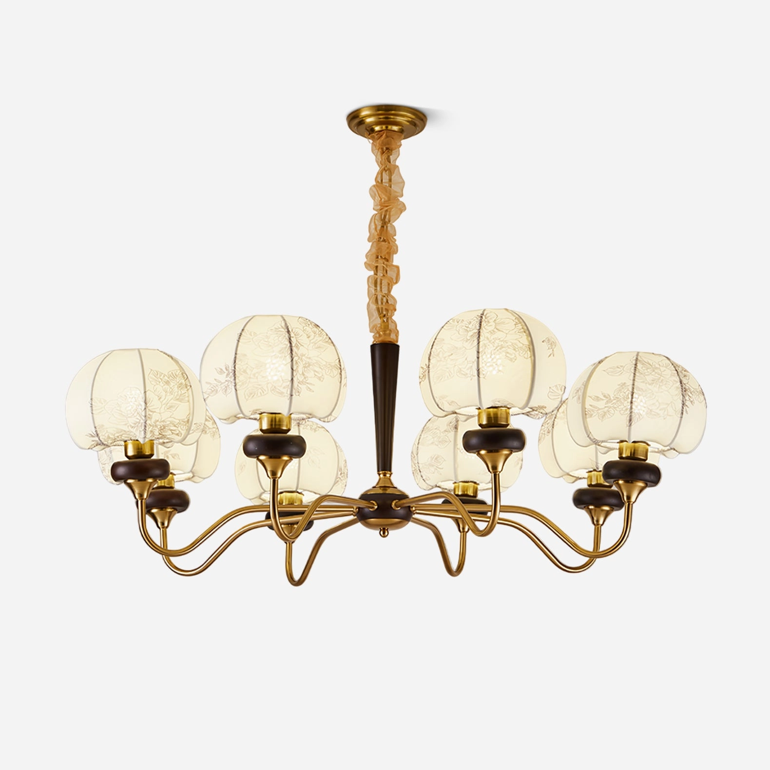 Mushroom Fabric Chandelierrustic chandelier,bedroom chandelier 