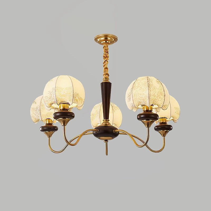 Mushroom Fabric Chandelier