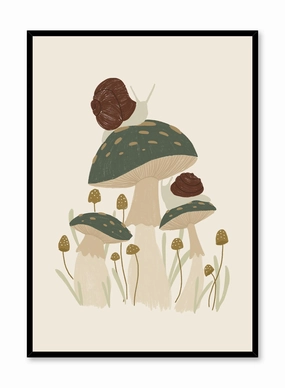 Mushroom Lookout, Posterpop culture themed posters