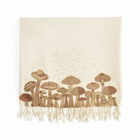 Mushrooms Embellished Throwbedding sets ,throw blankets 