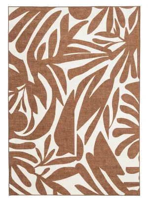 Naima Brown Cream Indoor Outdoor Washable Rug *NO RETURNS UNLESS FAULTYmodern color block patchwork rug