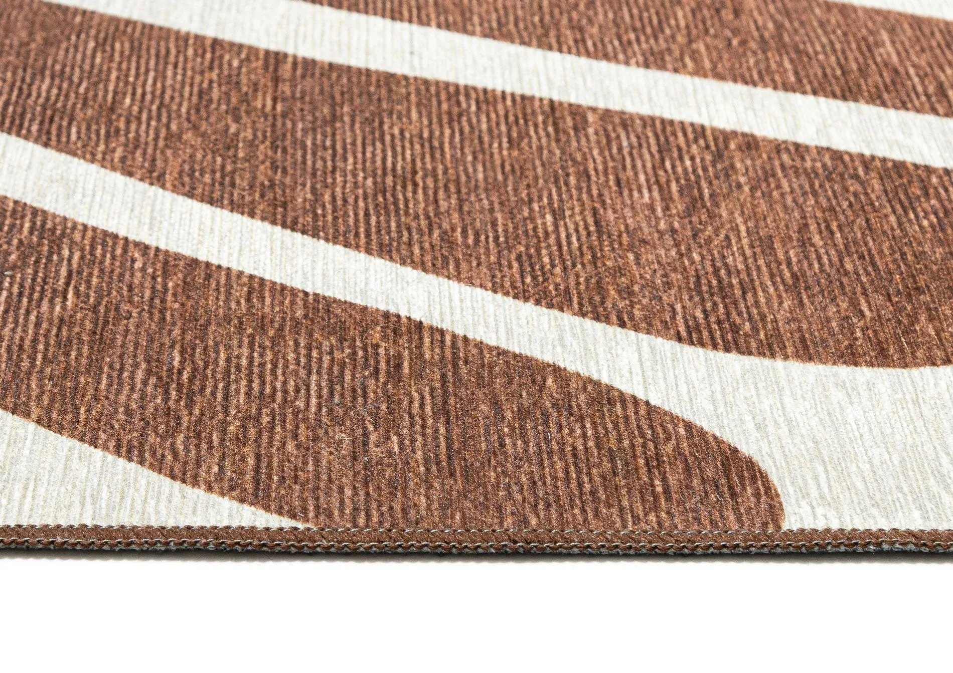 Naima Brown Cream Indoor Outdoor Washable Rug *NO RETURNS UNLESS FAULTY