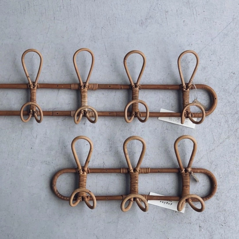 Natural Cane Wall Hooks